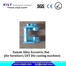 Zamak Aleación Metal Eccentric Nut para mesa de oficina (fundición a presión)